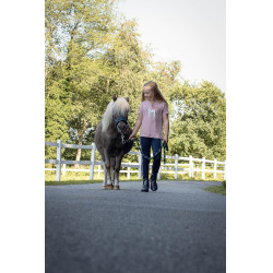 Longe HKM Maui com mosquetão Azul escuro / verde Multicolor