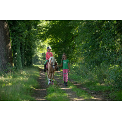 Longe HKM Maui com mosquetão Verde / marinho / branco