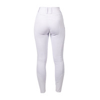 Calça HKM Amy feminina com culote integral em silicone Branco Calça HKM Amy feminina com culote integral em silicone Branco