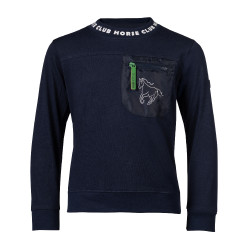 Polo de manga comprida HKM Maui criança Azul profundo Polo de manga comprida HKM Maui criança Azul profundo