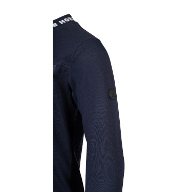 Polo de manga comprida HKM Maui criança Azul profundo Polo de manga comprida HKM Maui criança Azul profundo