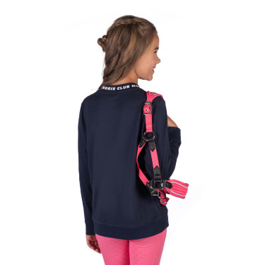 Polo de manga comprida HKM Maui criança Azul profundo Polo de manga comprida HKM Maui criança Azul profundo