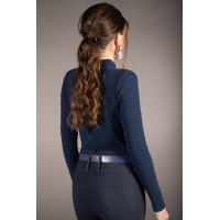 Polo de manga comprida Lauria Garrelli Arezzo Soft Azul profundo
