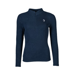 Polo de manga comprida Lauria Garrelli Arezzo Soft Azul profundo