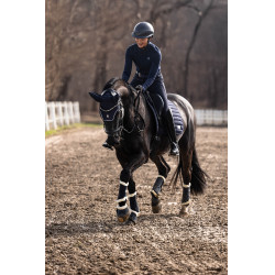 Polo de manga comprida Lauria Garrelli Arezzo Soft Azul profundo