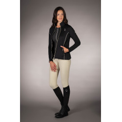 Casaco com fecho Lauria Garrelli Limone mulher Preto