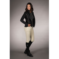 Casaco com fecho Lauria Garrelli Limone mulher Preto