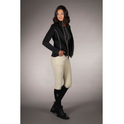 Casaco com fecho Lauria Garrelli Limone mulher Preto