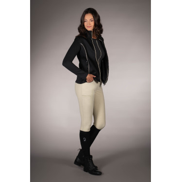 Casaco com fecho Lauria Garrelli Limone mulher Preto