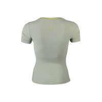 T-shirt funcional Lauria Garrelli Limone de manga curta para mulher Sálvia