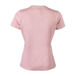 Camiseta feminina HKM Running Horse de manga curta Rosa velho Camiseta feminina HKM Running Horse de manga curta Rosa velho