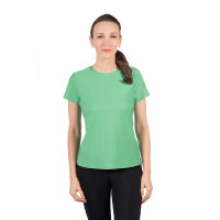 T-Shirt HKM Sporty Mesh mulher de manga curta Verde