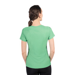 T-Shirt HKM Sporty Mesh mulher de manga curta Verde T-Shirt HKM Sporty Mesh mulher de manga curta Verde