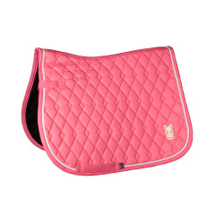 Manta HKM Maui Patch para shettys Rosa