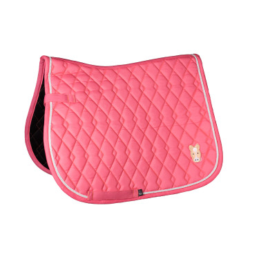 Manta HKM Maui Patch para shettys Rosa