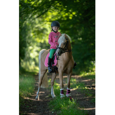 Manta HKM Maui Patch para shettys Rosa