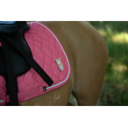 Manta HKM Maui Patch para shettys Rosa