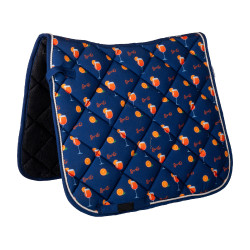 Tapis HKM Splash Azul escuro / laranja