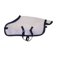Conjunto anti-moscas Cuddle Horse HKM Cinza / azul Cinzento
