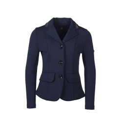 Casaco de concurso HKM Amy infantil Azul profundo Casaco de concurso HKM Amy infantil Azul profundo