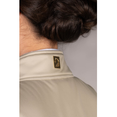 Colete sem mangas Lauria Garrelli Limone feminino Cinza / bege Colete sem mangas Lauria Garrelli Limone feminino Cinza / bege