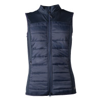 Colete sem mangas HKM em jersey/nylon Basel II Style feminino Azul profundo