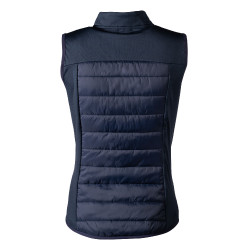 Colete sem mangas HKM em jersey/nylon Basel II Style feminino Azul profundo