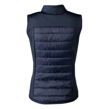 Colete sem mangas HKM em jersey/nylon Basel II Style feminino Azul profundo