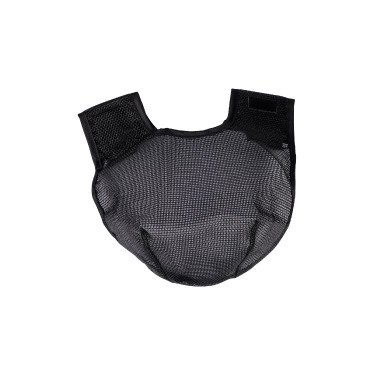 Protetor de nuca HKM com velcro, conjunto com 3 peças Preto
