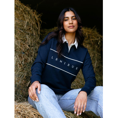 Polo de râguebi LeMieux Rochelle mulher Marinho Azul-marinho