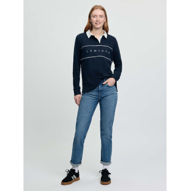 Polo de râguebi LeMieux Rochelle mulher Marinho Azul-marinho