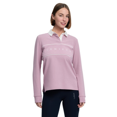 Polo de râguebi LeMieux Rochelle mulher Fondant Rosa Polo de râguebi LeMieux Rochelle mulher Fondant Rosa