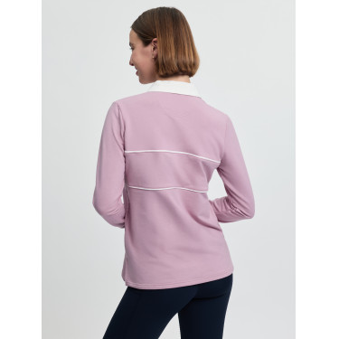 Polo de râguebi LeMieux Rochelle mulher Fondant Rosa Polo de râguebi LeMieux Rochelle mulher Fondant Rosa