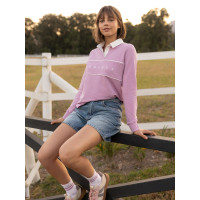 Polo de râguebi LeMieux Rochelle mulher Fondant Rosa