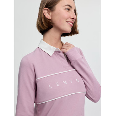 Polo de râguebi LeMieux Rochelle mulher Fondant Rosa Polo de râguebi LeMieux Rochelle mulher Fondant Rosa