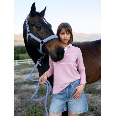 Polo de râguebi LeMieux Rochelle mulher Fondant Rosa Polo de râguebi LeMieux Rochelle mulher Fondant Rosa