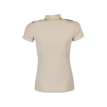 Polo Laura Garrelli Limone manga curta feminino Cinza / bege Cinzento