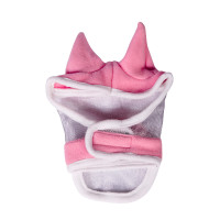 Máscara anti-moscas HKM com parte para Hobby Horse Rosa