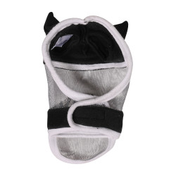 Máscara anti-moscas HKM com parte para Hobby Horse Preto