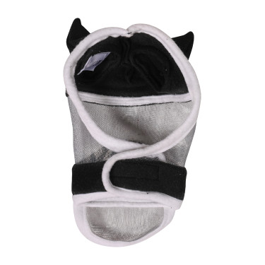 Máscara anti-moscas HKM com parte para Hobby Horse Preto