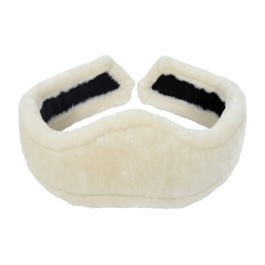 Forro para cilha longa Antares em lã sintética Natural Castanho