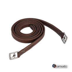 Estribos Signature by Antares forrados em bezerro Castanho