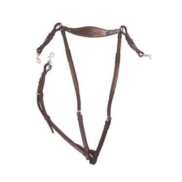 Peitoral Signature by Antares com ponte amovível Castanho