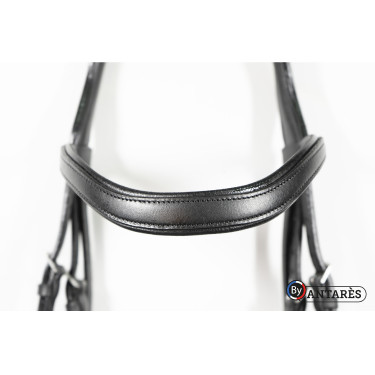 Bridão Signature by Antares dressage noseband combinado Preto