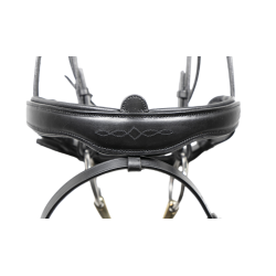 Bridão Signature by Antares dressage noseband combinado Preto