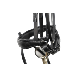 Bridão Signature by Antares dressage noseband combinado Preto
