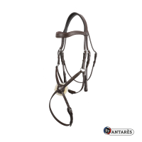 Bridão Signature by Antares com muserola combinada Castanho Bridão Signature by Antares com muserola combinada Castanho