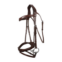 Bridão Signature Sport by Antares com muserola combinada Castanho Bridão Signature Sport by Antares com muserola combinada Castanho