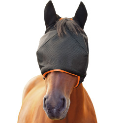 Máscara anti-moscas MIDI com orelhas Equilibrium Cinzento