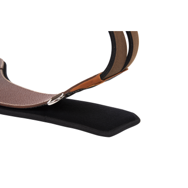 Cinturão com bavete Signature by Antares longo Tabaco Castanho